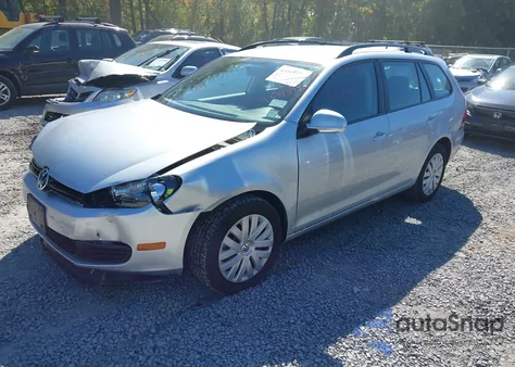 2014 Volkswagen Jetta Sportwagen 2.5L S from USA, damaged, VIN 3VWPP7AJ0EM627454